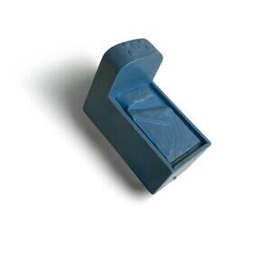 1950s Miniature Dollhouse Blue Bed Childs 1:18 Scale